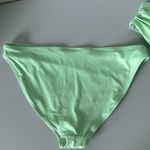 H&M Sage Green Mojito Bikini Bathing Suit with High-Cut V-Front / Small Photo 8