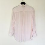 Something Navy  Pink & White Striped Button Down Shirt Photo 3