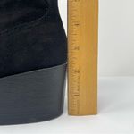 Forever 21 black faux suede western ankle booties, size 8 Photo 9