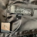 Next BNWT Signature black feather collar off the shoulder dress sz 8 Photo 2