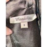 NWT Mandalay Black Gold Silk Beaded Cutout Maxi Long Evening Gown Dress Womens 8 Photo 9