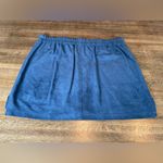 BCBGMAXAZRIA  Mora Faux Suede Skirt - size L Photo 4