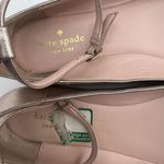 Kate Spade  Size 9 Ballet Flats Wagan Ankle Strap Leather in Quartz Metallic Gold Photo 5