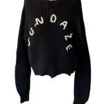 Blank Paige “SUNDAZE” Distressed Sweater Size Large Photo 0