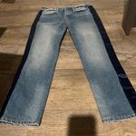 Driftwood  | Candace Cropped Straight Jeans w Satin Ribbon Side Stripe Sz 26 Photo 4