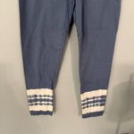 Aerie  Chill Play Move Blue & White Midrise Leggings Women's Size Large Tie Dye Photo 1