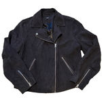 Quince  suede black jacket sz L Photo 1