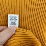 it's our time  Ribbed Mustard Yellow Sweater Top Size XS Photo 3