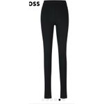 NAOMI X BOSS LEGGINGS IN STRETCH JERSEY WITH ZIP HEMS black size 0 Photo 10