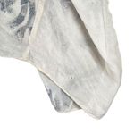 Ambra Italy Floral Print Silk Blend Top Oversized Kaftan Blouse Size L White Size L Photo 3