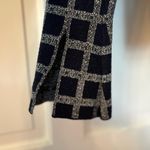 Derek Lam  10 Crosby Navy and Cream Sweater Wool Blend Cropped Sweater Size Small Photo 3