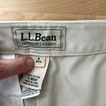 L.L. Bean Mid Rise Favorite Fit Classic Straight Leg Khaki Ankle Dress Pant, 4 Photo 6