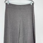 Eileen Fisher Size Small Heather Grey Pull On Wide Leg Sweatpants Casual Travel Photo 1