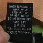 Embroidered Paisley Floral Button Front Shacket Womens Green 3/4 Sleeve Size L Size L Photo 3