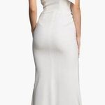 Dress the Population NWT Georgina White One Shoulder Gown size M Photo 1