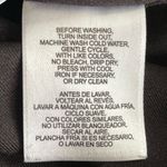 Anne Klein Sleeveless Floral Midi Dress Black w/Green & Pink Flowers Size 4 Photo 7