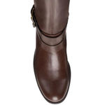 Style & Co NEW Brown Moto Riding Knee Boots Womens 10 Wide Calf Buckles Photo 3