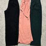 ZARA  dress pants bundle women’s XS‎ pink black and green. Photo 0