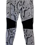 Varley Snakeskin Sycamore Mesh Panel Compression Leggings Ash Python Athletic XS Photo 1