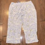 Hue  Light Blue Pajama Pants with Cat and dogs Design size 1X Photo 4