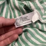 Universal Threads Universal Thread Women's White Green Stripe Linen Blend Button Up Shirt Sz M Photo 5