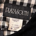 Vintage Plaza South Black & White Gingham Check Dress Size 16 Cottagecore Modest Photo 5
