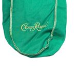 Crown Royal‎ Green Drawstring Bag Pouch Gold Trim Embroidered Logo Empty Cloth Photo 2