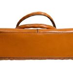 Patricia Nash Cut Out Collection Rosina Artisan Sun Yellow Leather Handbag NEW Photo 5