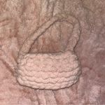Pink Fluffy Crochet Bag Photo 2