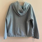 Thread and Supply Hem & Thread Blue Hooded Sweatshirt Photo 4