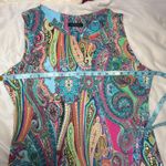 Tommy Hilfiger Women Paisley Print Sleeveless Sheath Dress Size 14 Photo 9