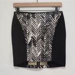 MINKPINK  Animal Print Mini Skirt Size Small Black/White‎ Photo 1