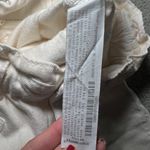 ZARA White Paperbag straight leg high waisted Size 4 Photo 3