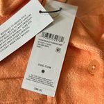 UGG  NWT Saniyah French Terry Orange Boxy Button Casual Shirt Size Large Photo 4