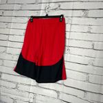 Under Armour Red Black Shorts SM/P Loose Fit Colorblock Athletic Training Gym Photo 8