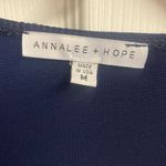 Annalee + Hope  Navy Sleeveless Wrap Dress Size Medium. Photo 1