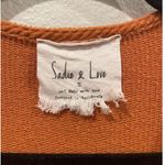 Sadie and Love  Pumpkin Latte Button Front Twisted Blouse Photo 1