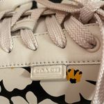Coach Women’s Laceup Floral Leather Sneakers NEW Photo 6