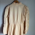 Sézane Sezane Maxi Long-Sleeve Soraya Linen- Blend Dress FR36/US4 Photo 13