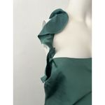 ASTR Nwt  Rina Ruffle Spearmint Green Strap Satin Midi Dress Size Medium Photo 6