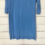 Lilly Pulitzer Solid Blue Pima Cotton Cassie 3/4 Sleeve T-Shirt Shift Dress XS Photo 7