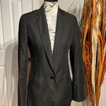 Romeo + Juliet Couture Pinstripe One Button closure Vintage Y2k Fit Flare Rave Oversized long Photo 0