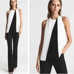Reiss NWT  Sharon Black White
Colorblock
Sleeveless Top Sz 2 $210 Photo 3