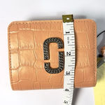 Marc Jacobs Snapshot Compact Wallet Croc Embossed Leather Orange – NWT $160 MSRP Photo 0