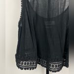 Golden by TNA Black Lyrica Crinkle Guaze Crop Tank‎ Top Photo 2