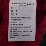 American Eagle 💥  Outfitters Red Mock Neck Cable Knit Sweater Photo 3