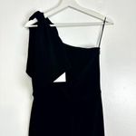 Dress the Population Tiffany One-Shoulder Jumpsuit in Black Size Small NWT Photo 6