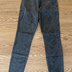 Vera Wang Simply  Pants Denim Metallic Skinny Black Women's Size 10 Photo 0