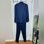 Pendleton Vintage 100% Wool Blue fully lined pants/Jacket suit Women's size 12 Photo 1