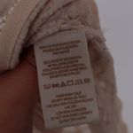 Free People  Beaded V Neck Sleeveless Sheer Blouse Peach M Photo 5